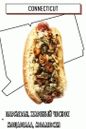hot dog con parmigiano, aglio fritto, mozzarella, vongole