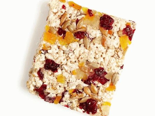 Barrette di riso con frutta secca