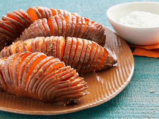 N. 37: Hasselbeck di patate dolci al forno