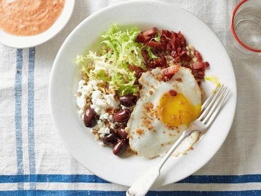 Foto del piatto - Ciotola di orzo perlato e insalata di bistrot