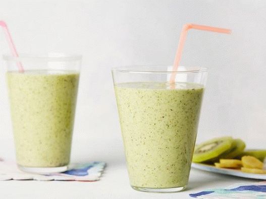 Frullato proteico corroborante con kiwi e zenzero