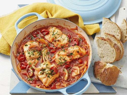 Foto di Aqua Pazza: spezzatino di pesce con pomodori
