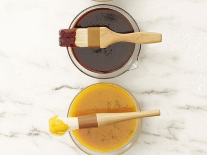 Glassa foto ananas-albicocca