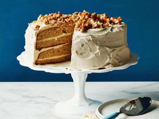 Foto Torta Di Arachidi Con Crema Di Burro Di Arachidi