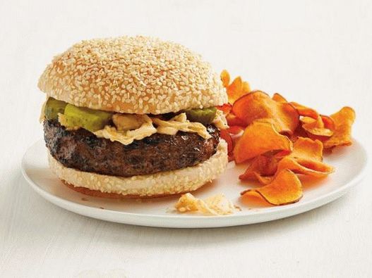 Foto Asian Kimchi Burgers