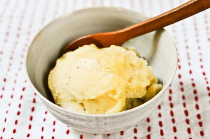 Sorbetto al limone e banana