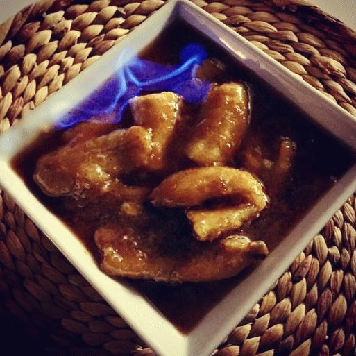 Foto di Banana Flambe con Rum