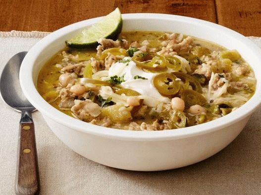 Foto di peperoncino bianco con pollo