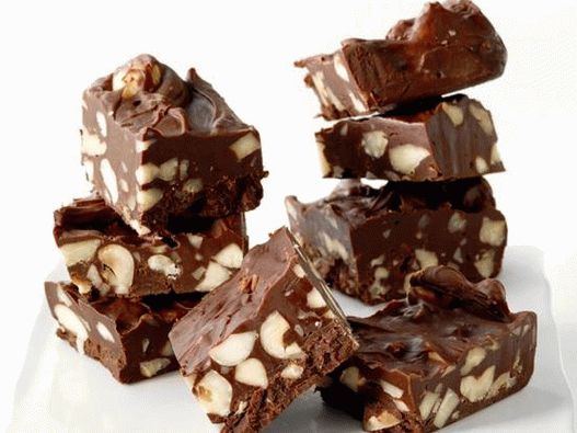 Foto del piatto - Iris al cioccolato con noci