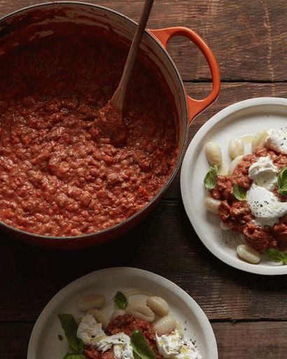 Foto Ricetta veloce per ragù alla bolognese per pasta