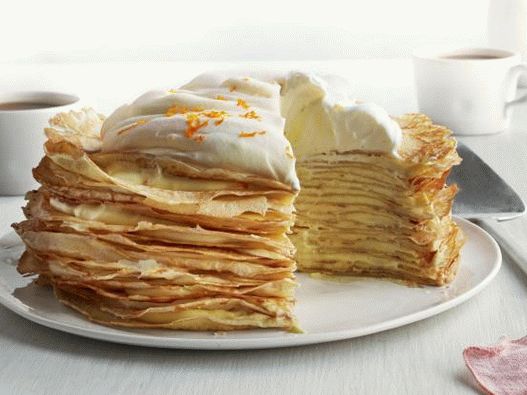 Foto Pancake con crema all'arancia