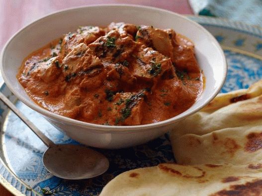 Pollo in umido in salsa di panna