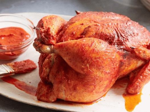 Pollo con Harissa marocchina nel forno