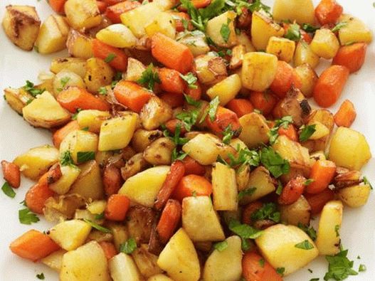 Ortaggi a radice al forno