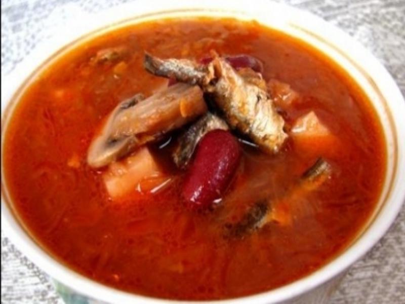 Borsch con spratti