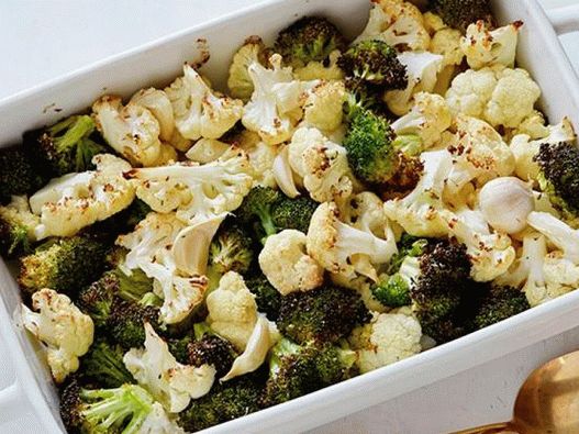 Foto di broccoli al forno con cavolfiore