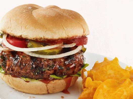 Hamburger con purè di foto