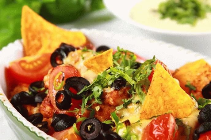 Chips Nachos con la Turchia