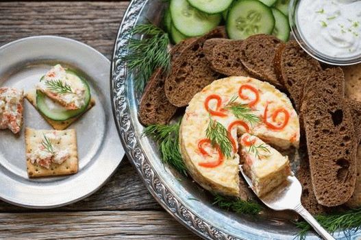 Cheesecake al salmone affumicato con foto