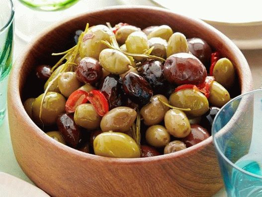 Fotografia di piatti - Olive piccanti al forno