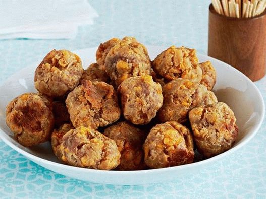 Piatti fotografici - Palline di salsiccia