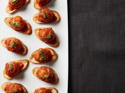 Foto del piatto - Crostini con polpette