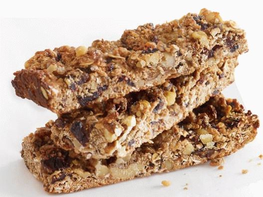 Foto barrette energetiche con fichi e noci