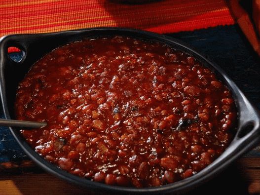 Fagioli Pinto di foto con carne di vitello