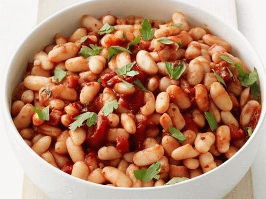 Fagioli foto in salsa balsamica