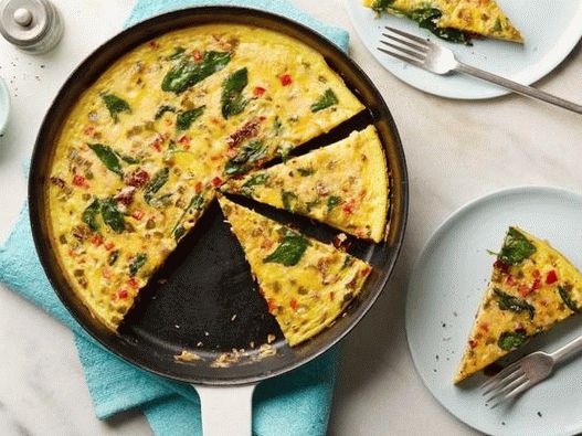 Foto di Fritat con verdure a colazione (dieta Whole30)