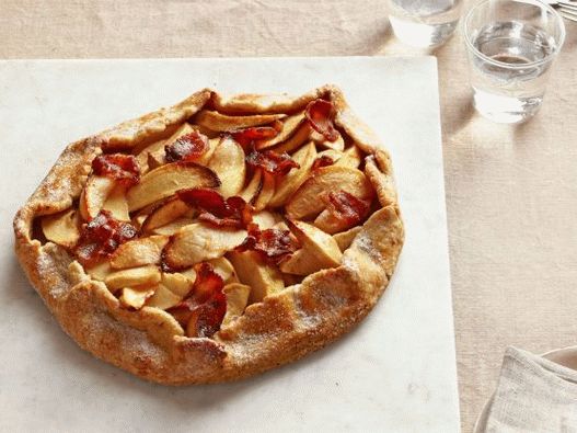 Foto di Galette con mele e pancetta