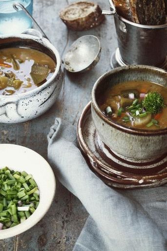 Foto di Gumbo con salsiccia e zucca al forno