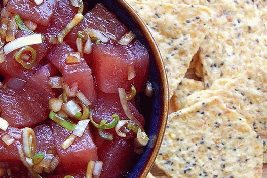 Insalata di pesce foto aperitivo hawaiano Insalata di pesce foto aperitivo hawaiano