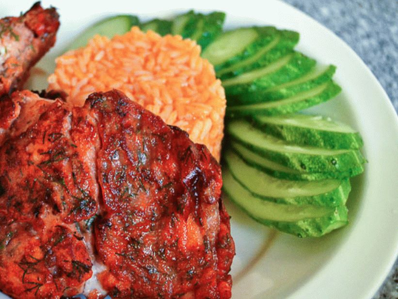 Char in pastella di pomodoro