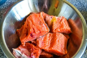 Char in pastella di pomodoro