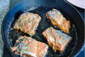 Char in pastella di pomodoro