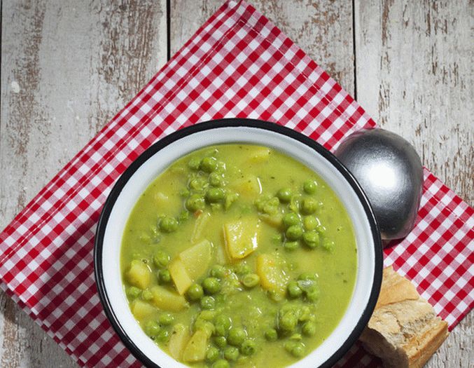 Zuppa di piselli "in un modo nuovo"