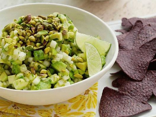 Foto di Guacamole con pere e pistacchi