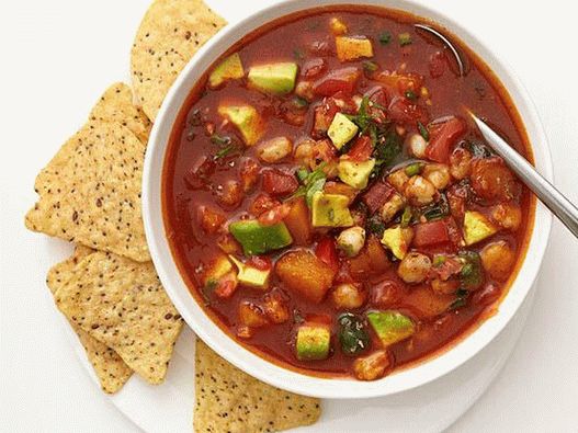 Zuppa di mais per foto spessa