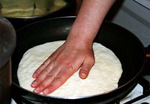 Khachapuri in padella