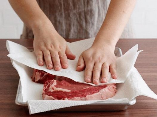 Asciugare la carne Asciugare la carne