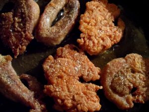 Caviale di luccio fritto