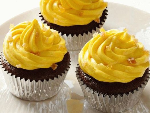 Photo Ginger Cupcakes con crema al burro e mango caramellato