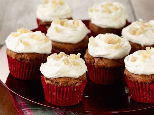 Foto di Gingerbread Cupcakes con crema all'arancia