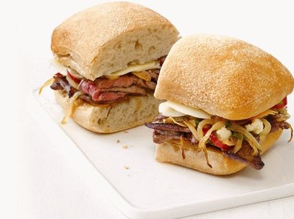 Photo Italian Steak Sandwiches