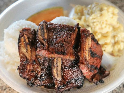 Photo Calbi: costolette di manzo alla griglia in stile coreano