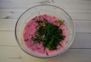 Zuppa di barbabietole Kefir