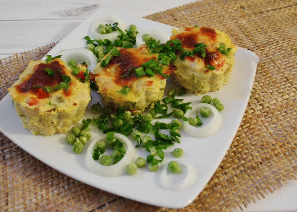 Muffin di filetto di pollo