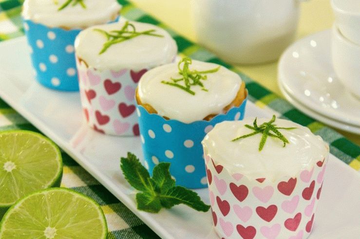 Muffin alla crema di lime