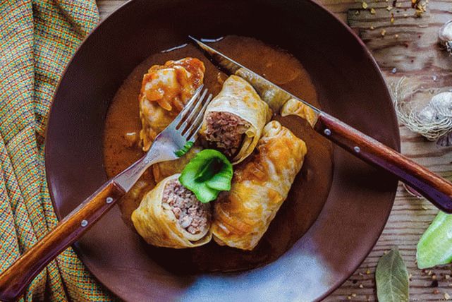 Involtini di cavolo classici